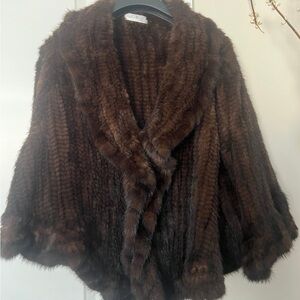 Brown Fur Women's Coat